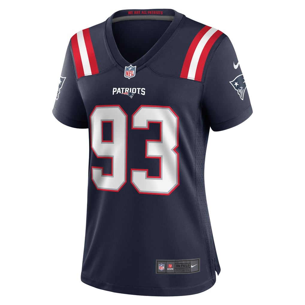 Women's New England Patriots Richard Seymour Navy Retired Player Game Jersey