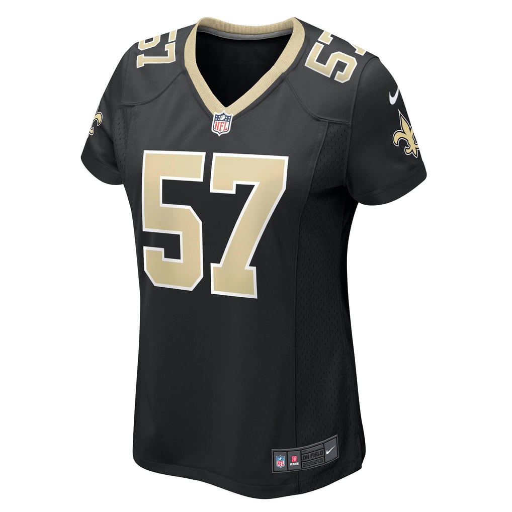 Women's New Orleans Saints Rickey Jackson Black Retired Player Jersey