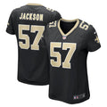 Women's New Orleans Saints Rickey Jackson Black Retired Player Jersey