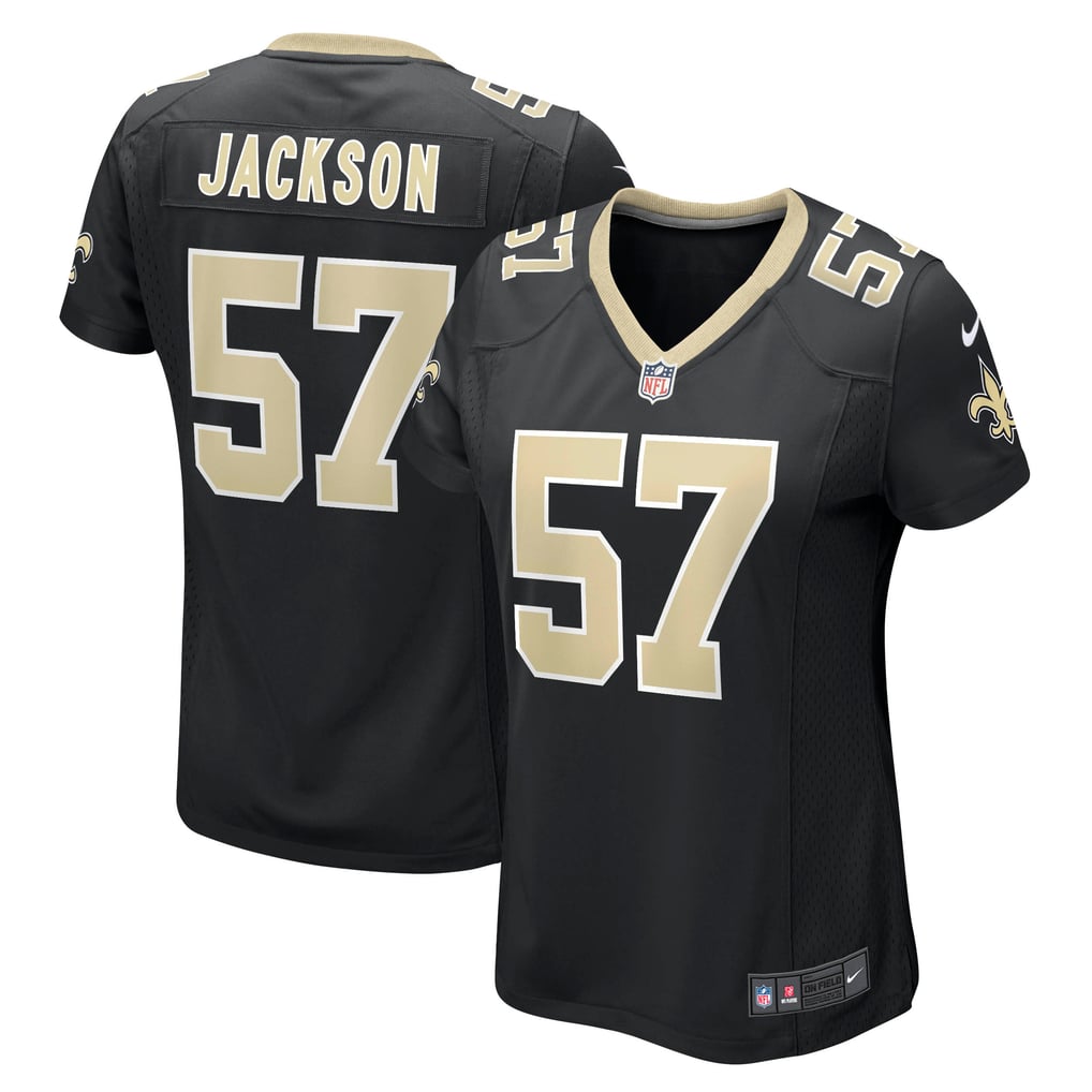 Women's New Orleans Saints Rickey Jackson Black Retired Player Jersey