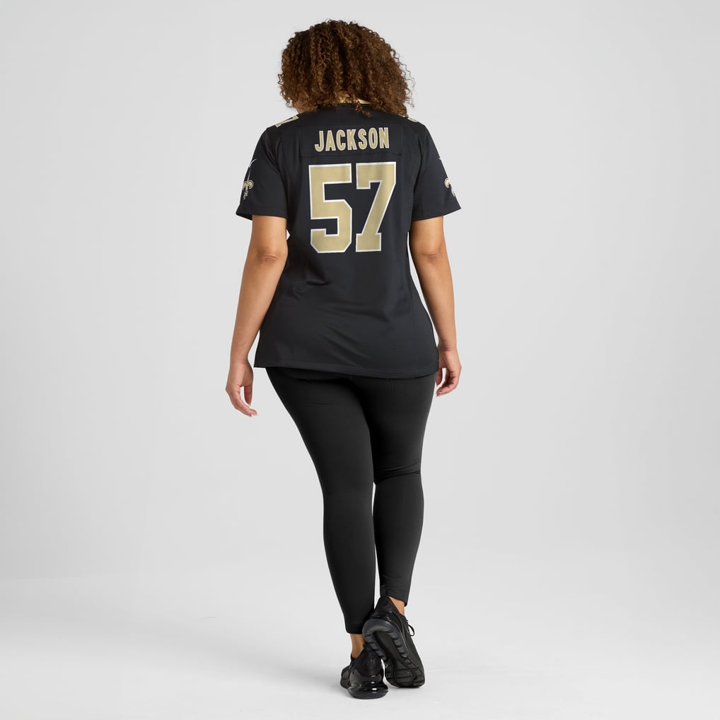 Women's New Orleans Saints Rickey Jackson Black Retired Player Jersey