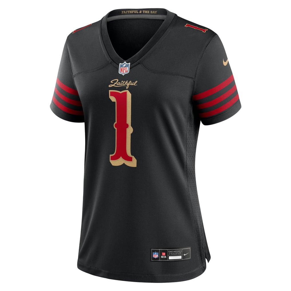 Women's San Francisco 49ers Ricky Pearsall Black Rivalries Collection Game Jersey