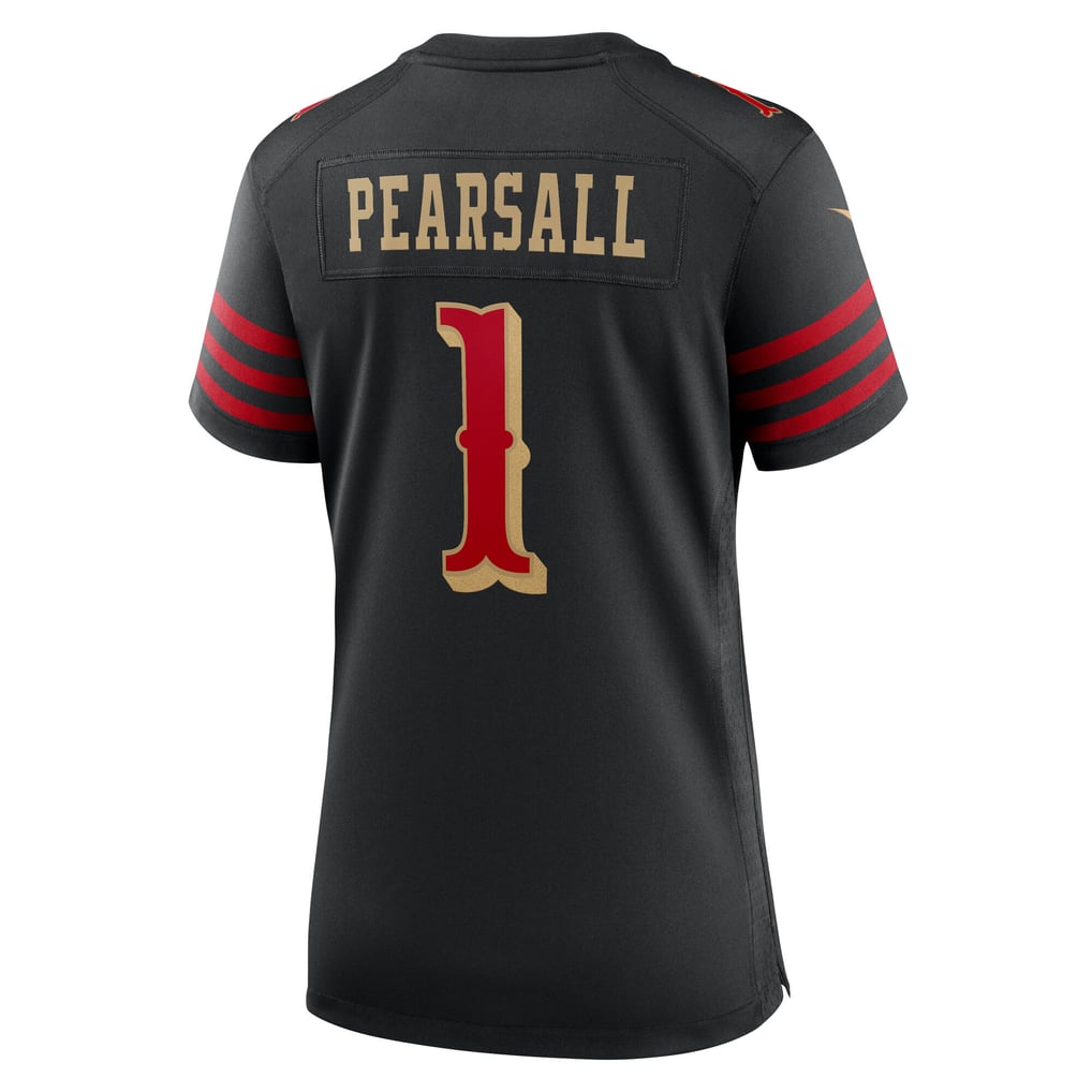 Women's San Francisco 49ers Ricky Pearsall Black Rivalries Collection Game Jersey