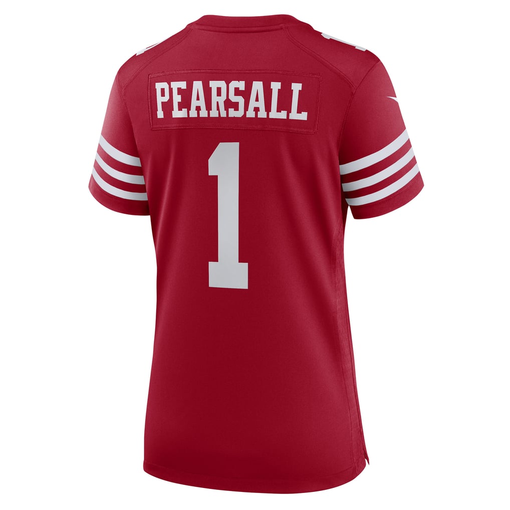Women's San Francisco 49ers Ricky Pearsall Scarlet Team Game Jersey