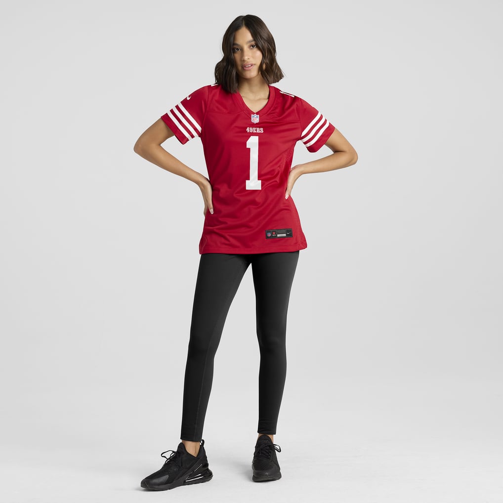 Women's San Francisco 49ers Ricky Pearsall Scarlet Team Game Jersey