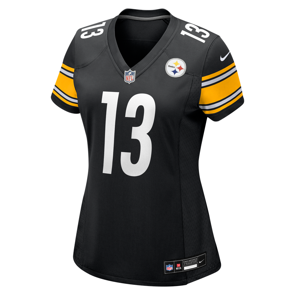 Women's Pittsburgh Steelers Rico Dowdle Black Team Game Jersey