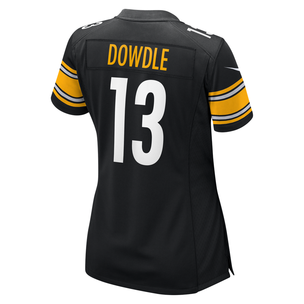 Women's Pittsburgh Steelers Rico Dowdle Black Team Game Jersey