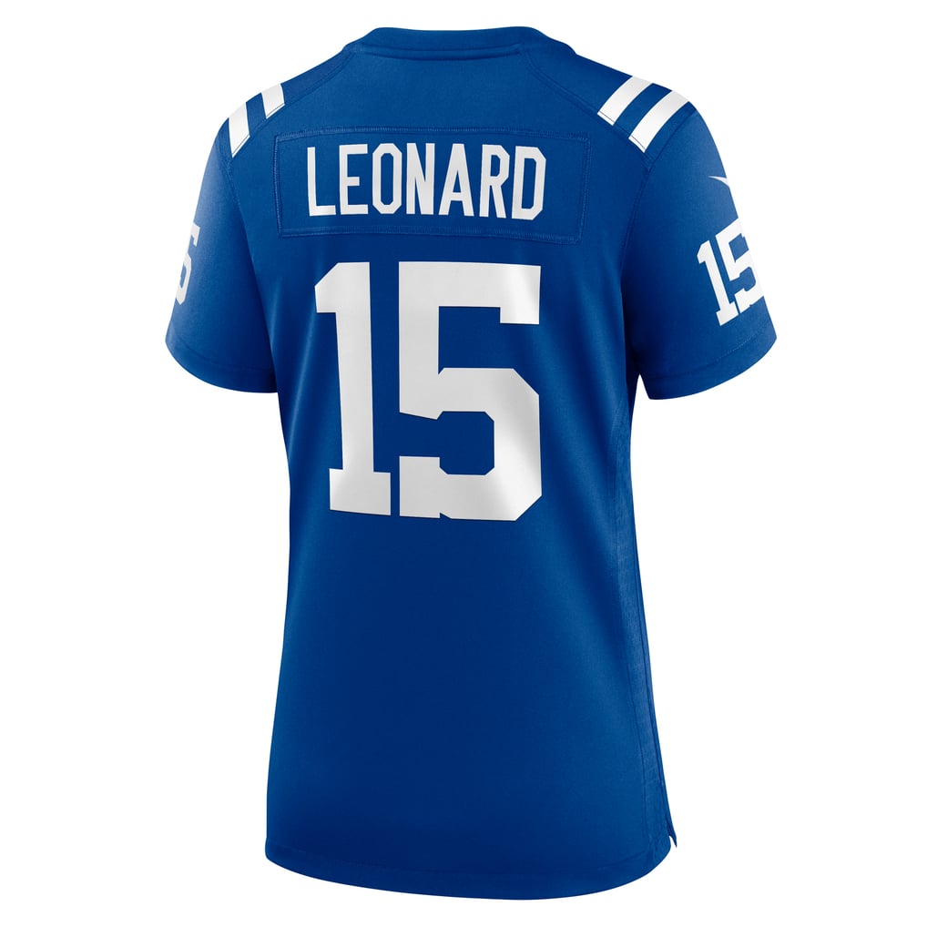 Women's Indianapolis Colts Riley Leonard Royal Team Game Jersey
