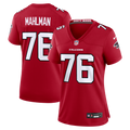 Women's Atlanta Falcons Riley Mahlman Red Team Game Jersey
