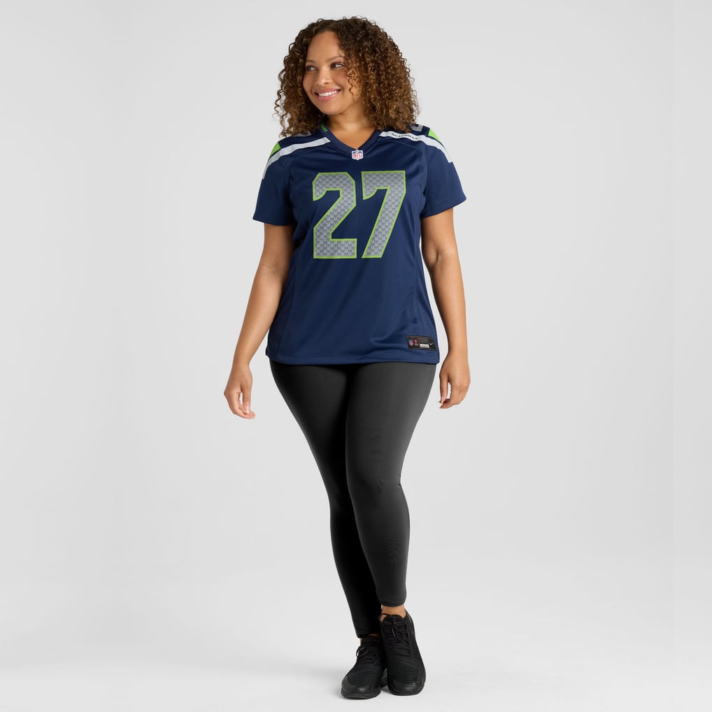 Women's Seattle Seahawks Riq Woolen College Navy Team Game Jersey