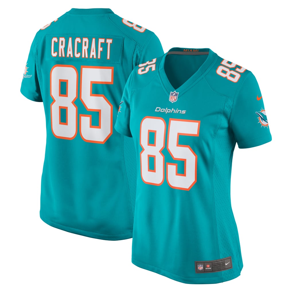 Women's Miami Dolphins River Cracraft Aqua Game Player Jersey