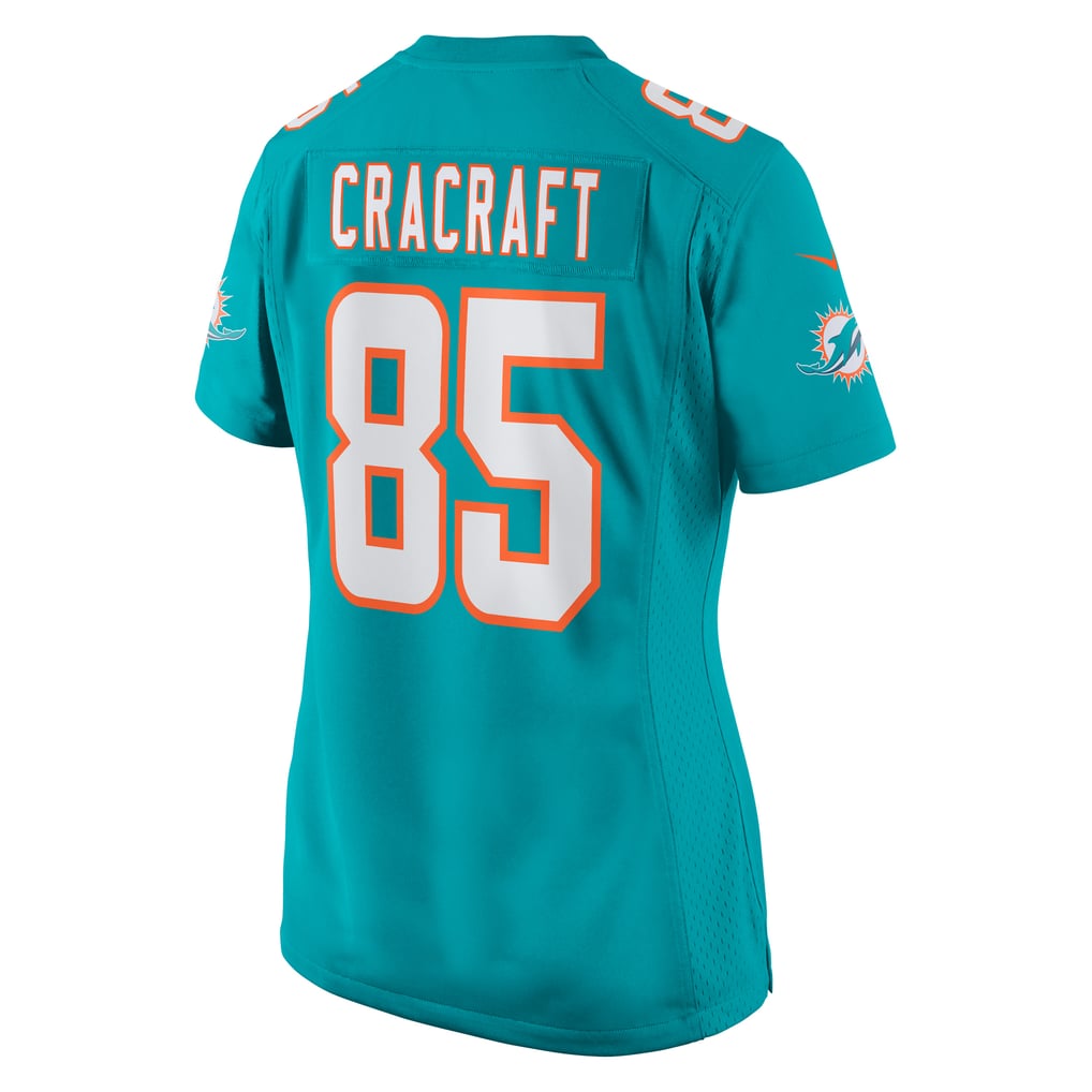 Women's Miami Dolphins River Cracraft Aqua Game Player Jersey
