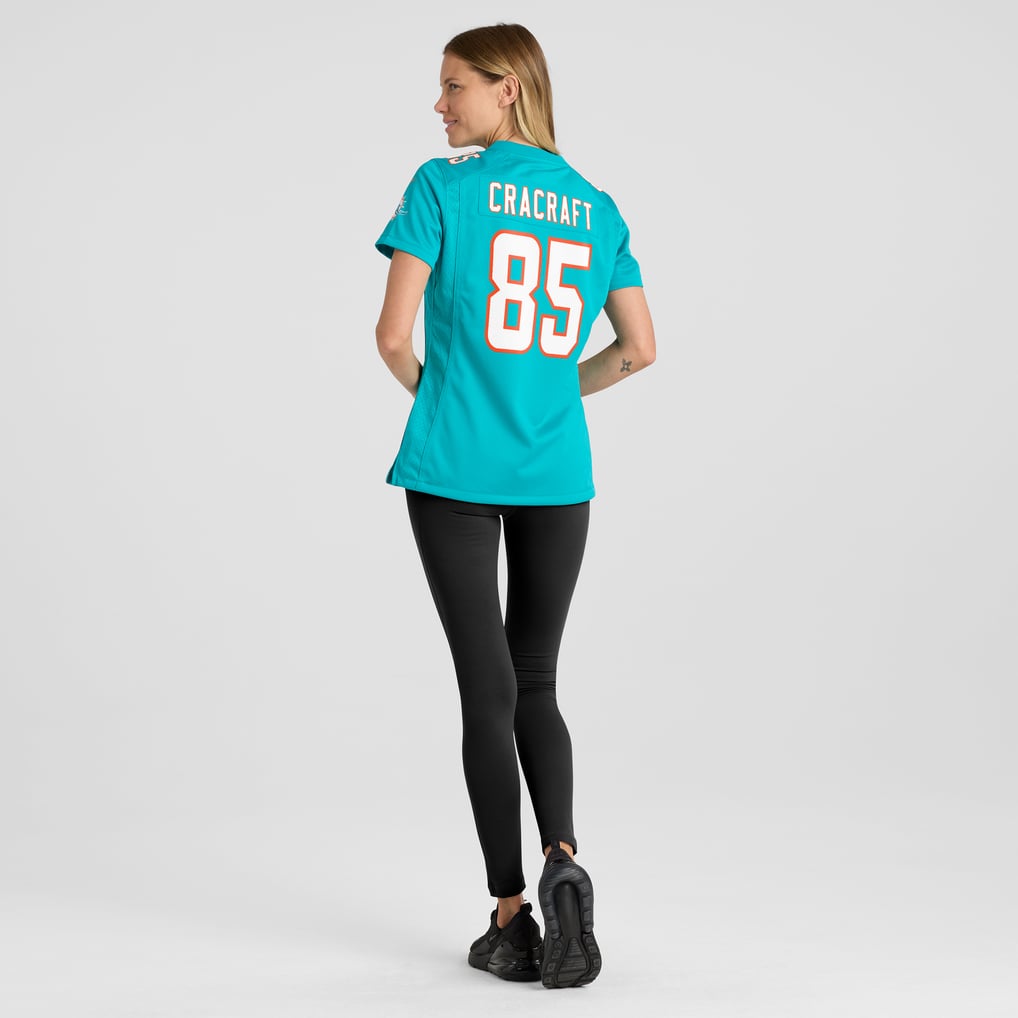 Women's Miami Dolphins River Cracraft Aqua Game Player Jersey
