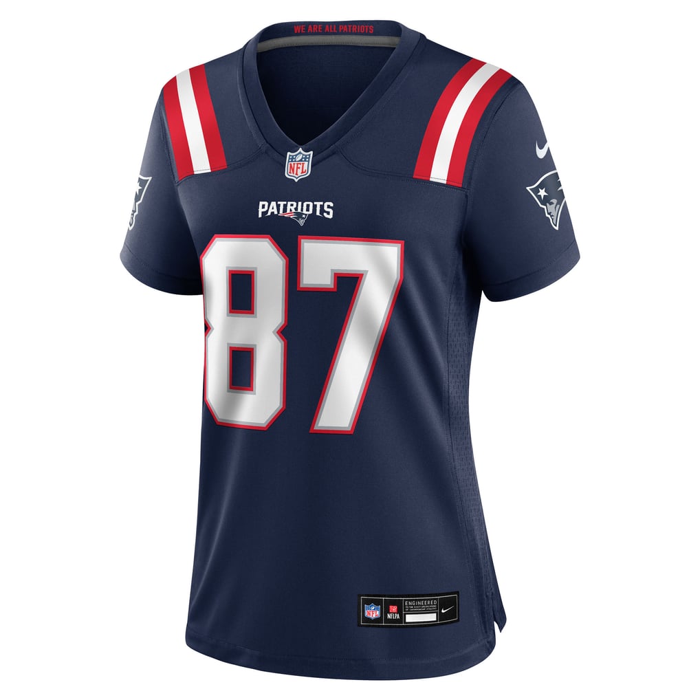 Women's New England Patriots Rob Gronkowski Navy Team Retired Player Game Jersey