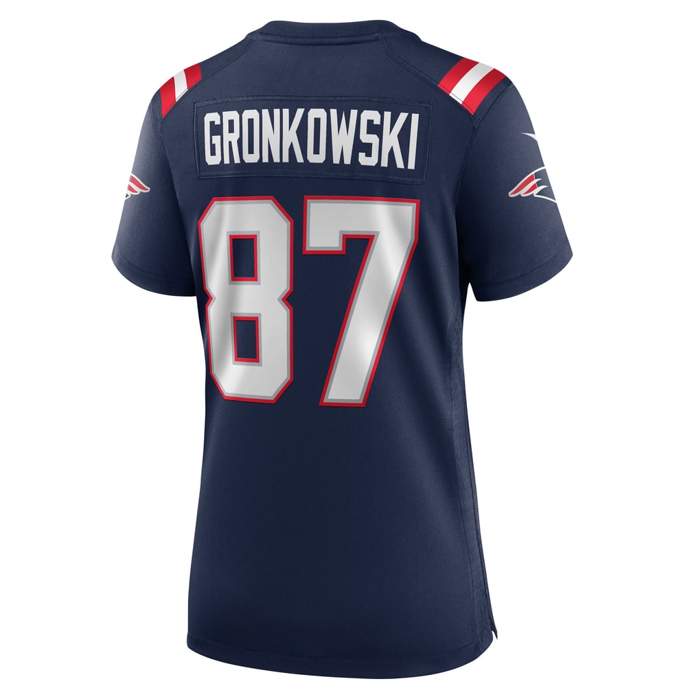 Women's New England Patriots Rob Gronkowski Navy Team Retired Player Game Jersey