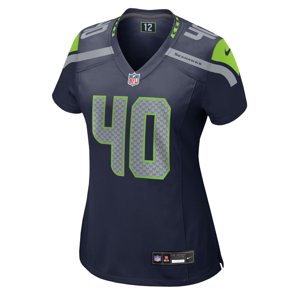 Women's Seattle Seahawks Robbie Ouzts College Navy Team Game Jersey