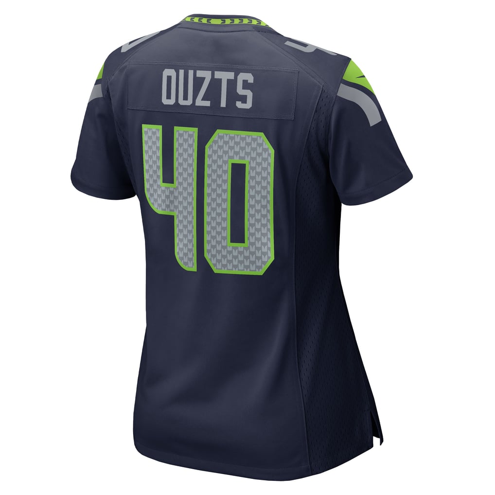 Women's Seattle Seahawks Robbie Ouzts College Navy Team Game Jersey