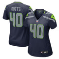 Women's Seattle Seahawks Robbie Ouzts College Navy Team Game Jersey
