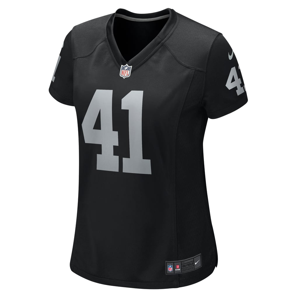 Women's Las Vegas Raiders Robert Spillane Black Game Player Jersey