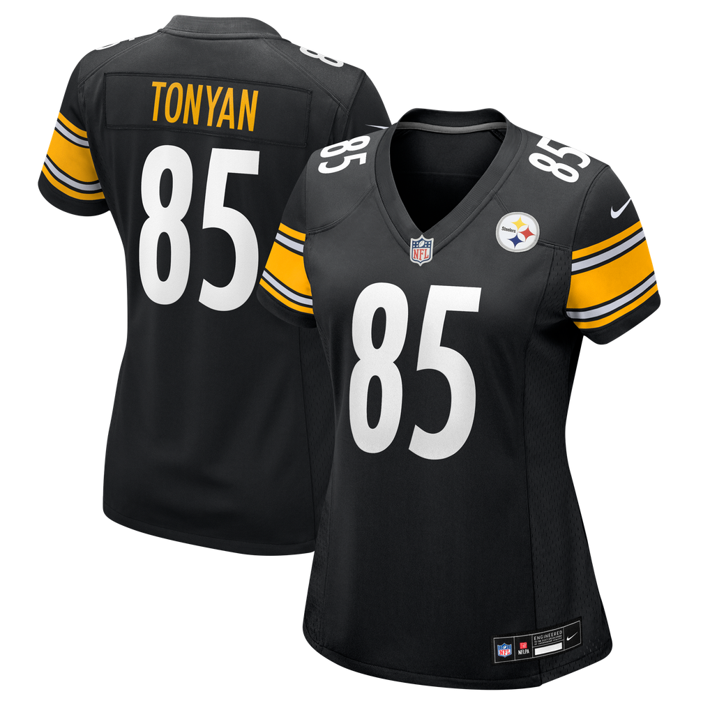 Women's Pittsburgh Steelers Robert Tonyan Black Team Game Jersey