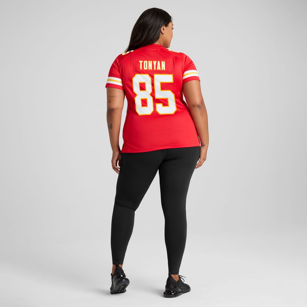 Women's Kansas City Chiefs Robert Tonyan Red Team Game Jersey
