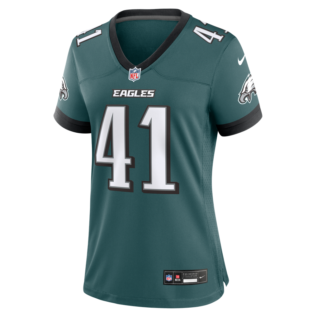 Women's Philadelphia Eagles Rocco Underwood Midnight Green Team Game Jersey