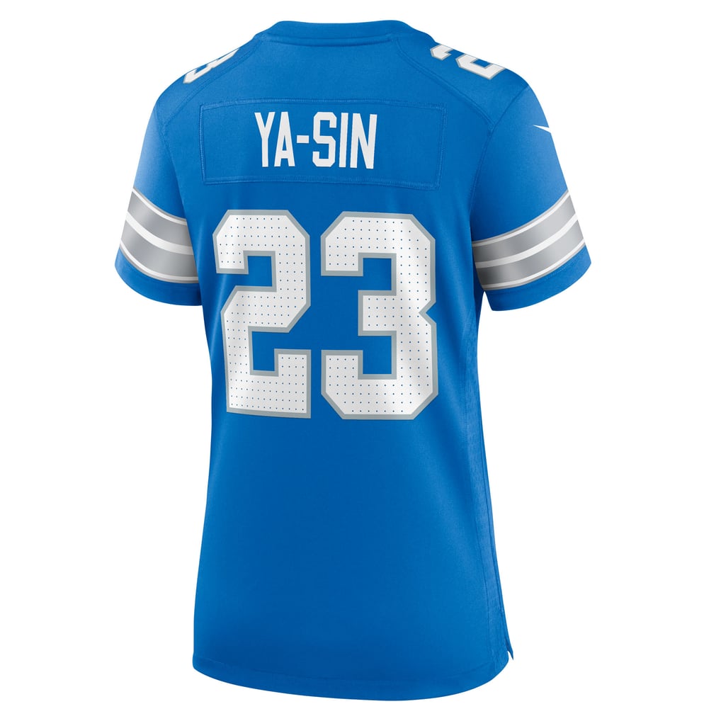 Women's Detroit Lions Rock Ya-Sin Blue Team Game Jersey
