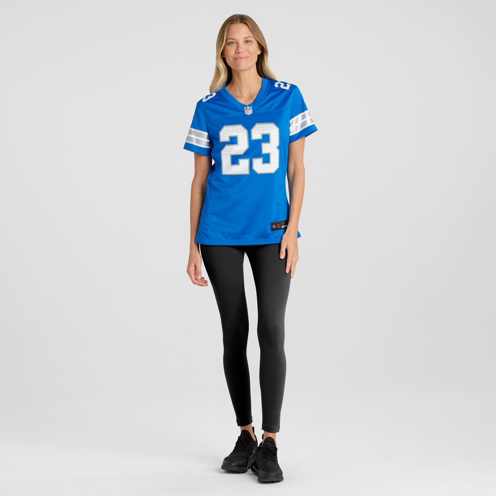 Women's Detroit Lions Rock Ya-Sin Blue Team Game Jersey