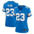 Women's Detroit Lions Rock Ya-Sin Blue Team Game Jersey