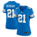 Women's Detroit Lions Roger McCreary Blue Team Game Jersey