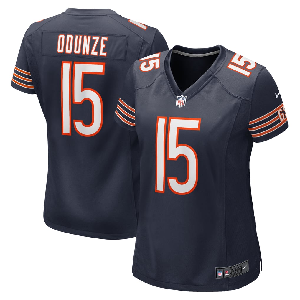 Women's Chicago Bears Rome Odunze Navy Game Jersey