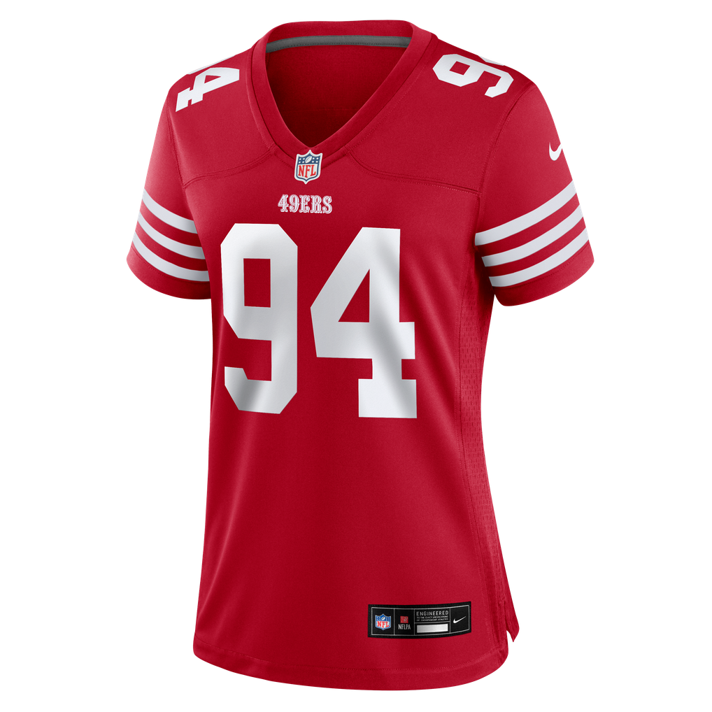 Women's San Francisco 49ers Romello Height Scarlet Team Game Jersey