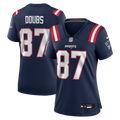 Women's New England Patriots Romeo Doubs Navy Team Game Jersey