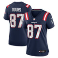 Women's New England Patriots Romeo Doubs Navy Team Game Jersey