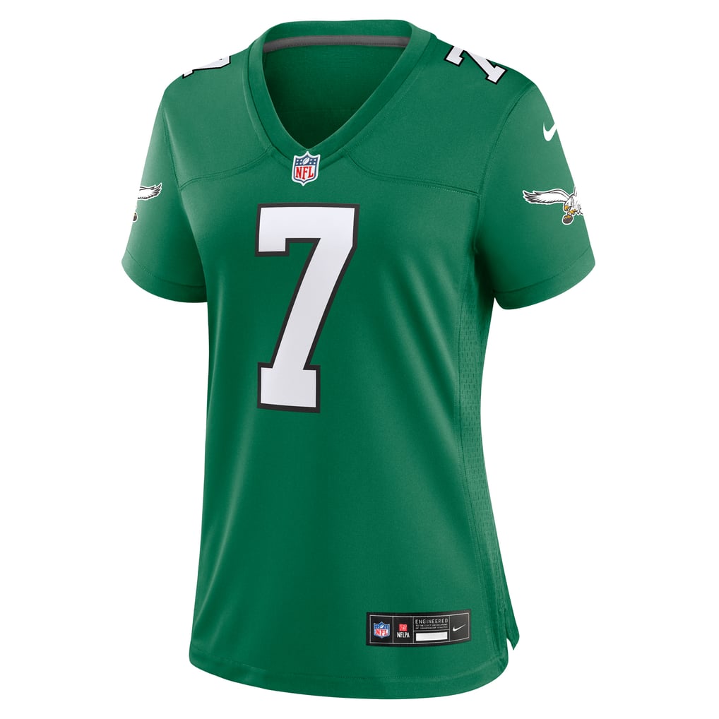 Women's Philadelphia Eagles Ron Jaworski Kelly Green Alternate Game Jersey