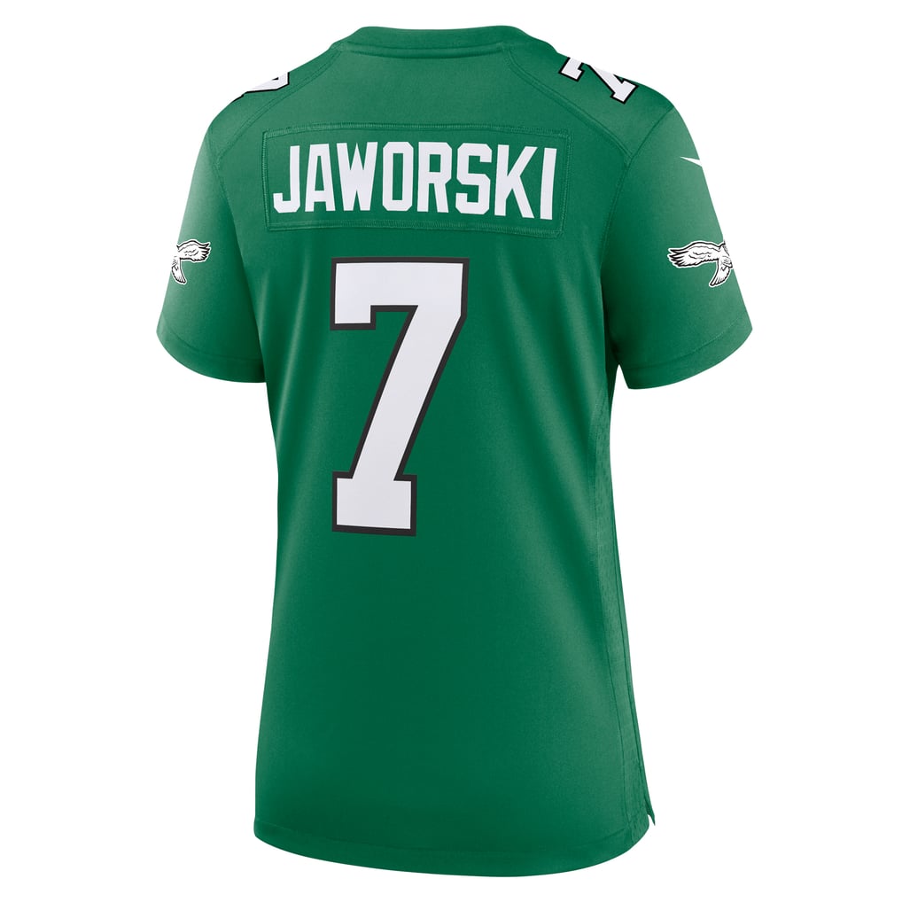 Women's Philadelphia Eagles Ron Jaworski Kelly Green Alternate Game Jersey