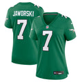 Women's Philadelphia Eagles Ron Jaworski Kelly Green Alternate Game Jersey