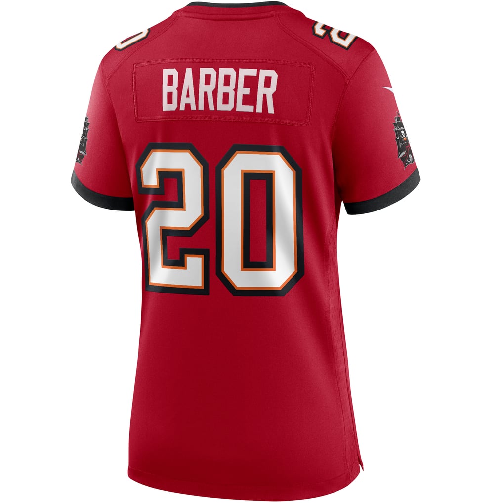 Women's Tampa Bay Buccaneers Ronde Barber Red Game Retired Player Jersey