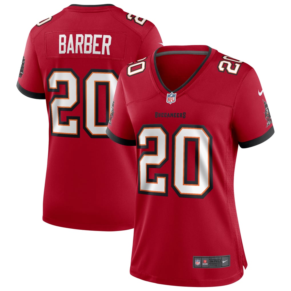 Women's Tampa Bay Buccaneers Ronde Barber Red Game Retired Player Jersey