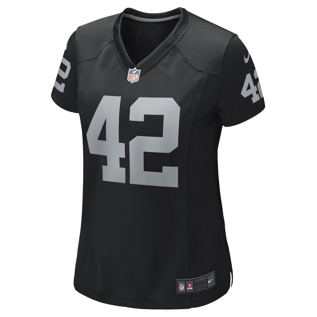 Women's Las Vegas Raiders Ronnie Lott Black Game Retired Player Jersey