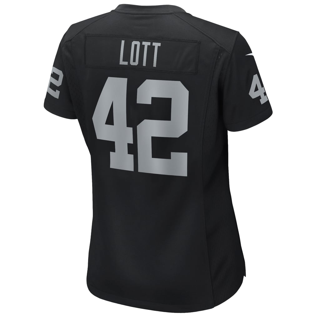 Women's Las Vegas Raiders Ronnie Lott Black Game Retired Player Jersey