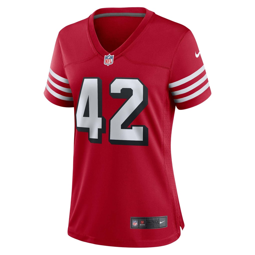 Women's San Francisco 49ers Ronnie Lott Scarlet Alternate Game Jersey