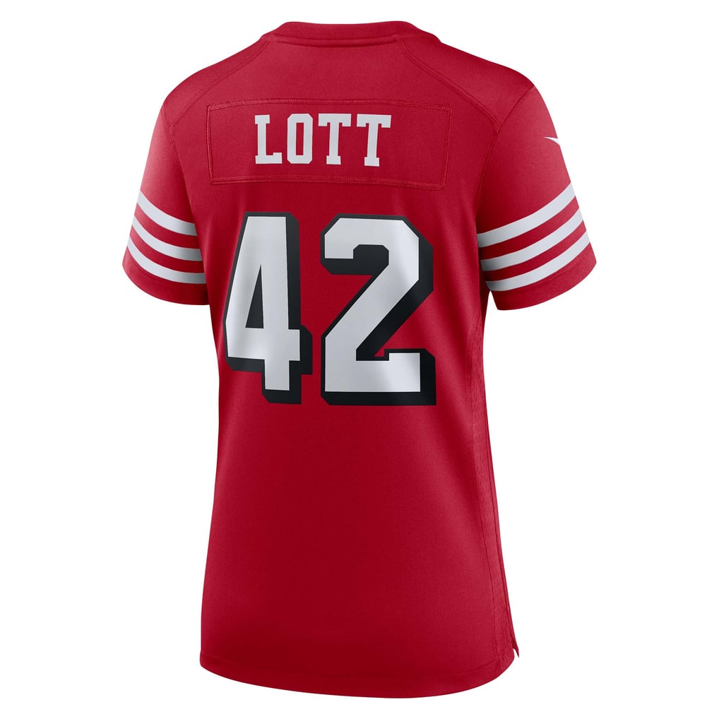 Women's San Francisco 49ers Ronnie Lott Scarlet Alternate Game Jersey