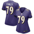 Women's Baltimore Ravens Ronnie Stanley Purple Game Jersey