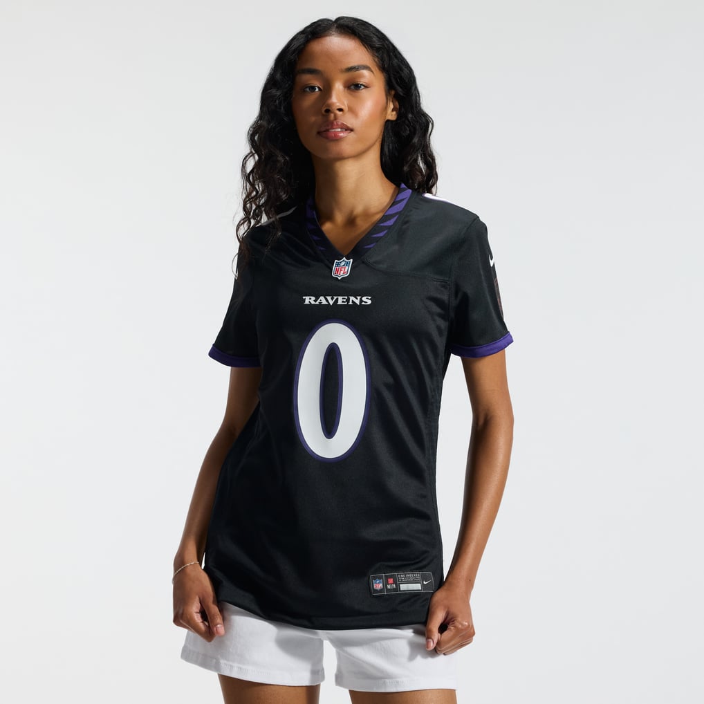 Women's Baltimore Ravens Roquan Smith Black Alternate Game Jersey