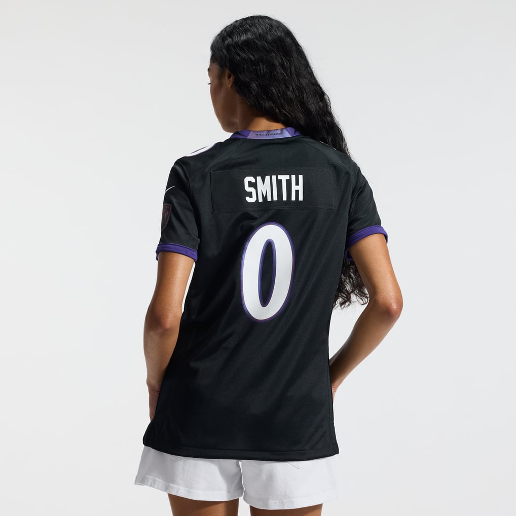 Women's Baltimore Ravens Roquan Smith Black Alternate Game Jersey
