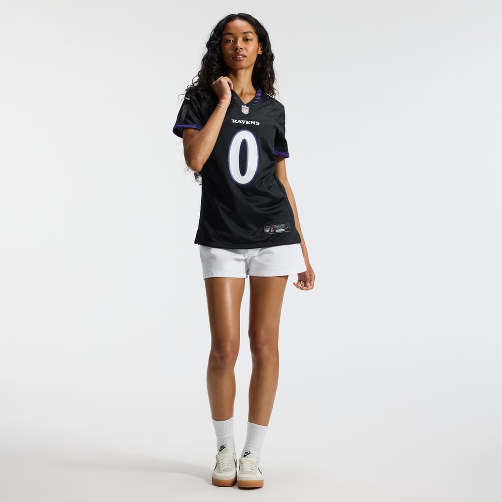 Women's Baltimore Ravens Roquan Smith Black Alternate Game Jersey