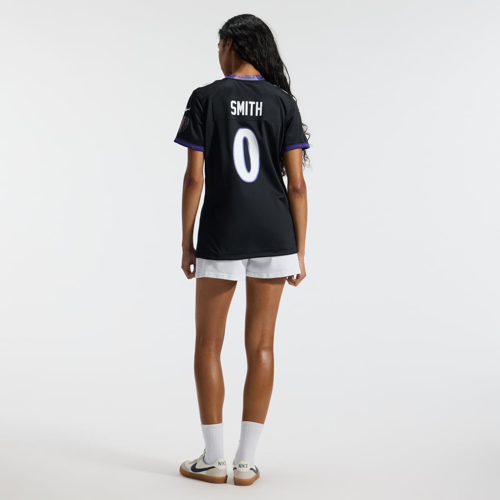 Women's Baltimore Ravens Roquan Smith Black Alternate Game Jersey