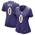 Women's Baltimore Ravens Roquan Smith Purple Team Game Jersey