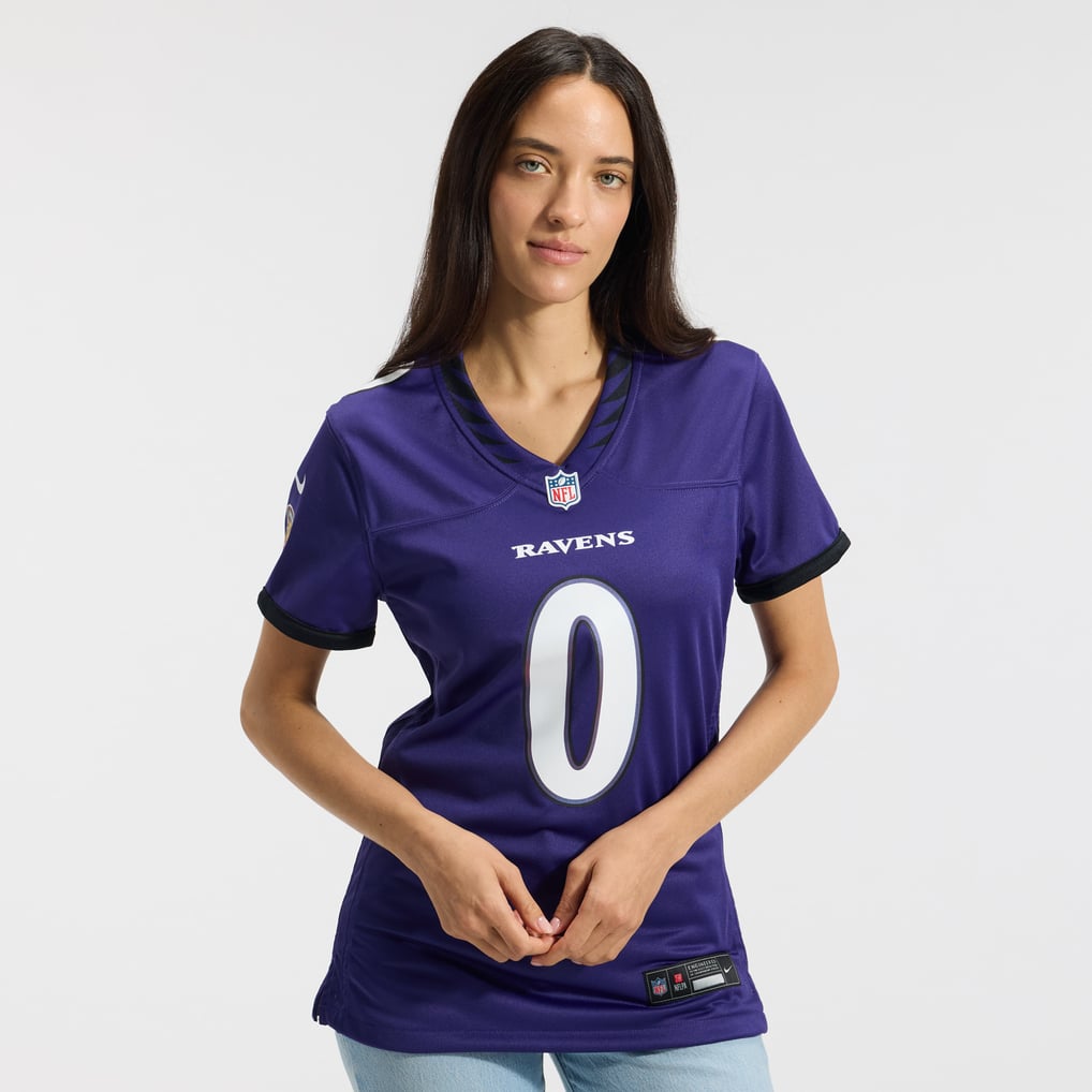 Women's Baltimore Ravens Roquan Smith Purple Team Game Jersey